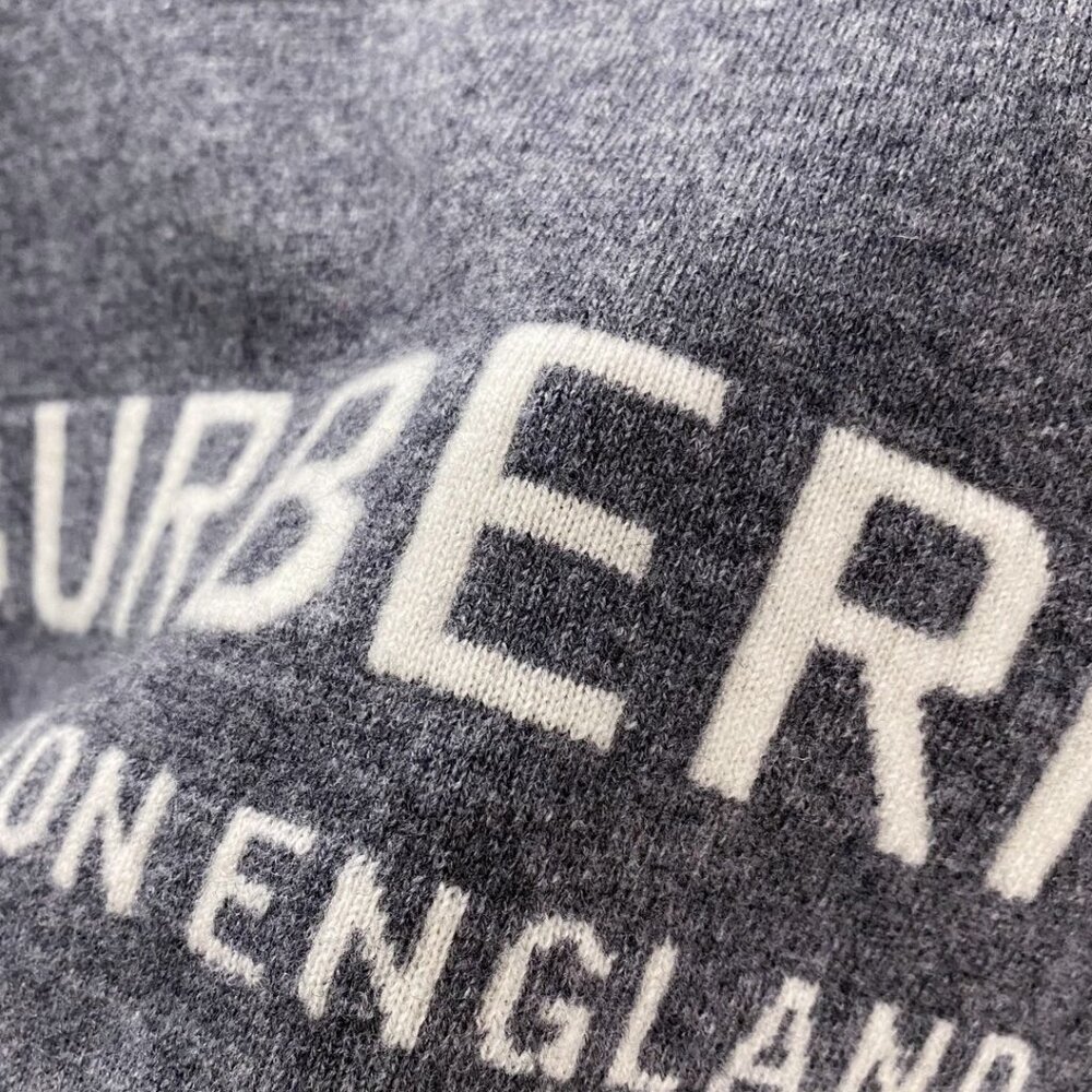 Burberry Gray Classical Pattern Sweaters - image 4